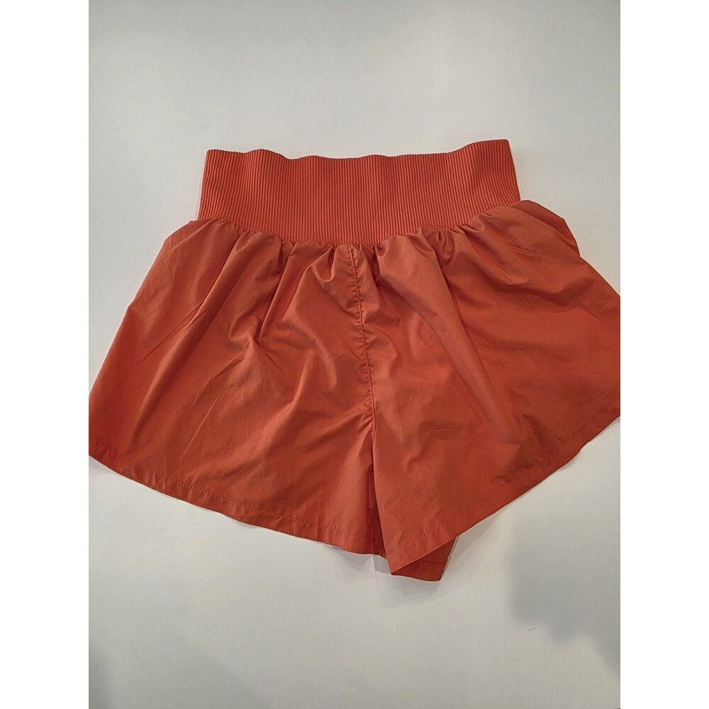 Free People Carpe Diem Shorts Orange FP Movement Athletic Dancer Size Large - Picture 6 of 8